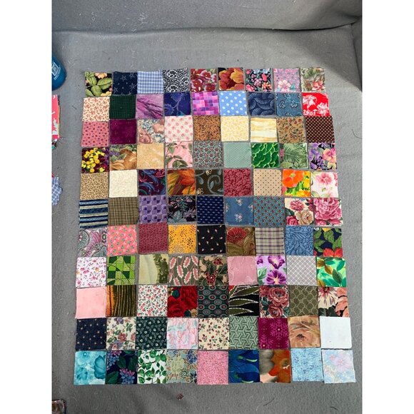 198 Precut 2" Cotton Quilting Fabric Squares Sewing - Picture 8 of 9